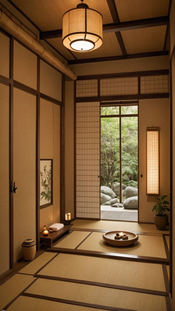 traditional japanese bathroom designs tatami mats