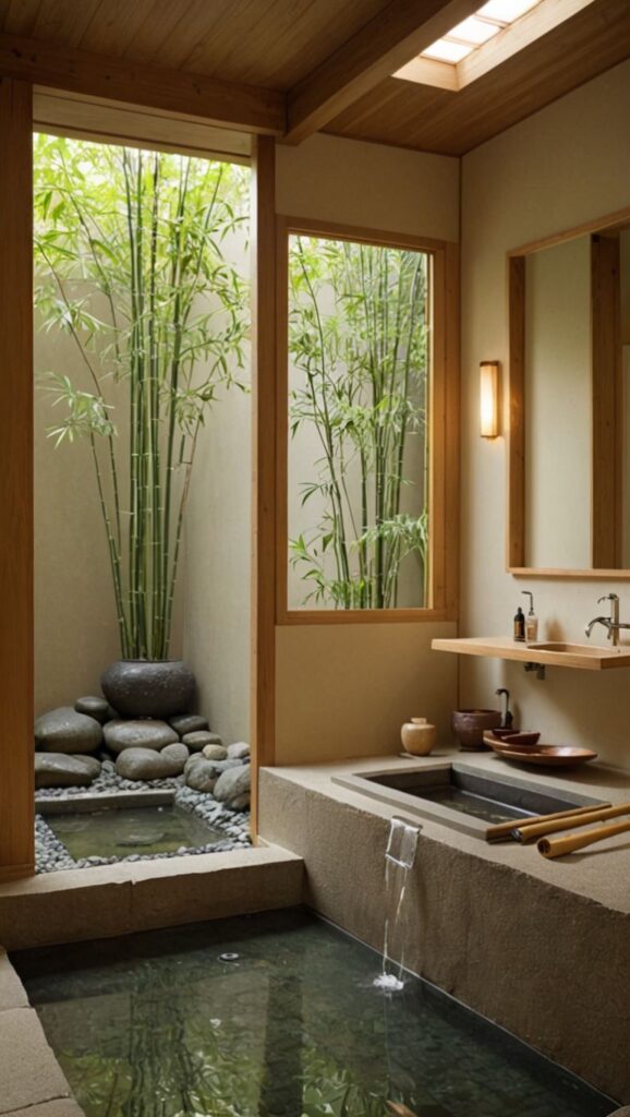 traditional japanese bathroom designs zen influences