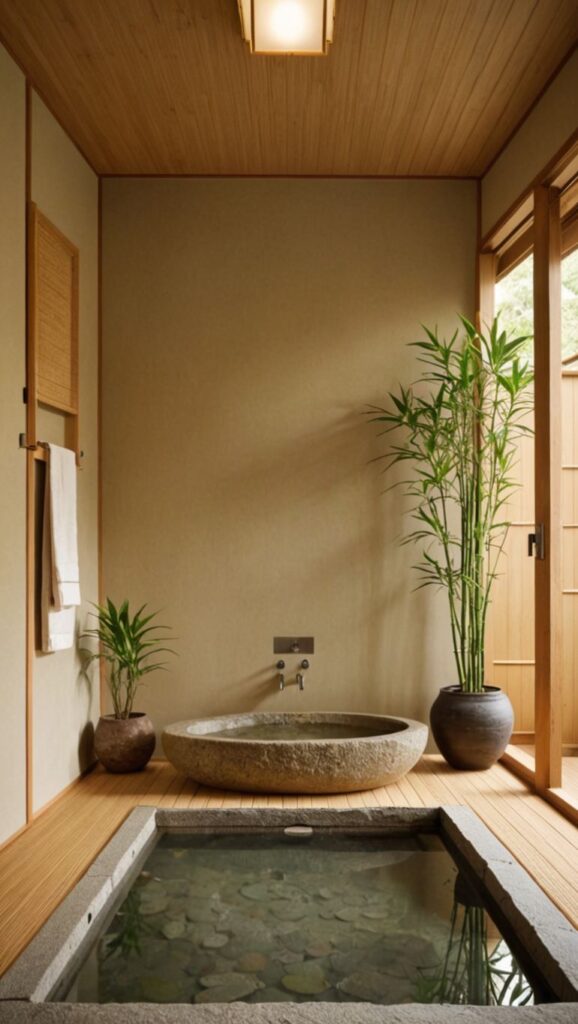 photo traditional japanese bathroom designs zen influences