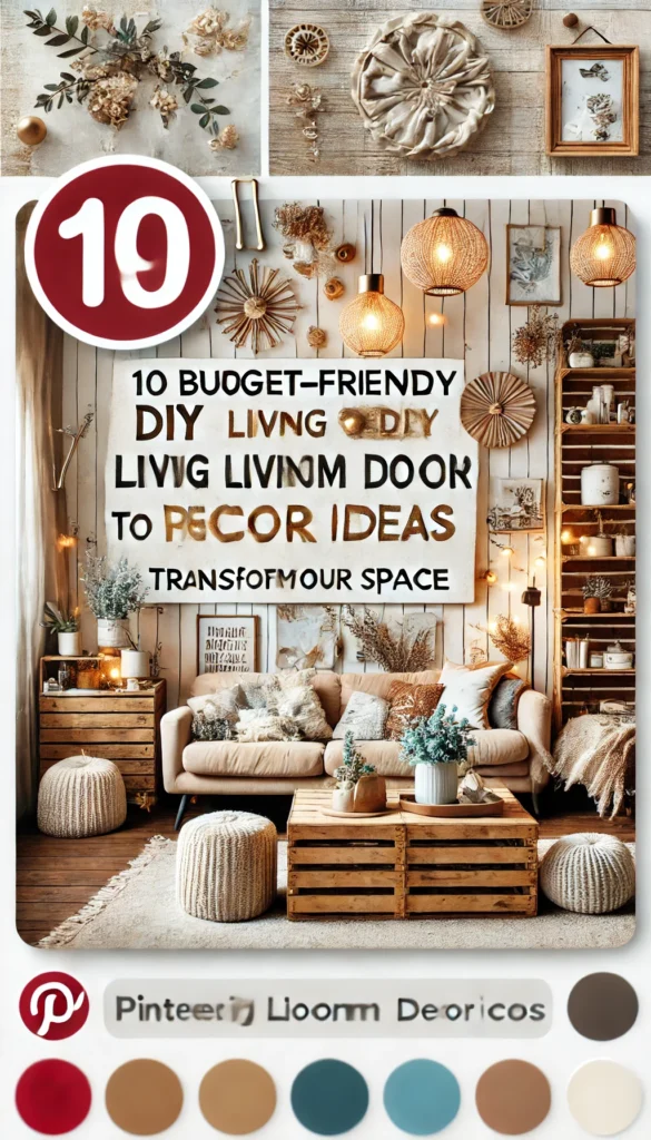 10 Budget-Friendly DIY Living Room Decor Ideas to Transform Your Space