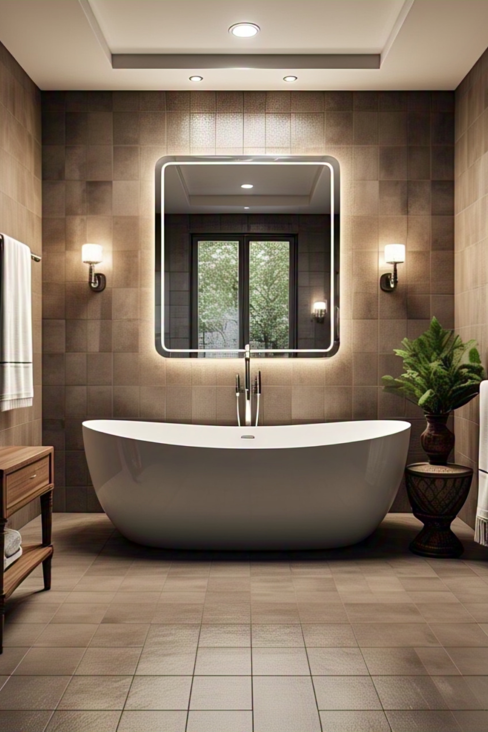 Modern Adaptations Bathroom, Blending Tradition with Innovation