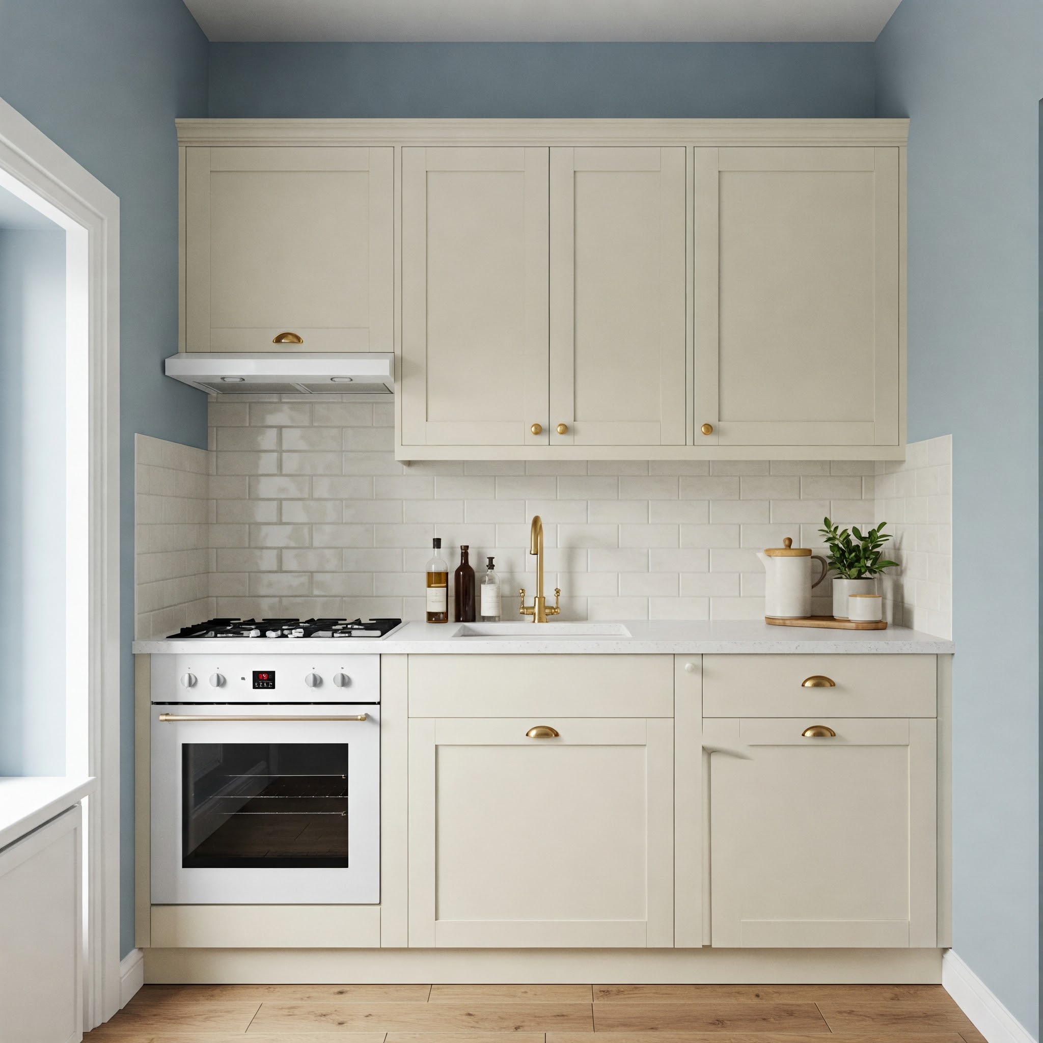 Coordinated Color Palette for a Spacious Feel