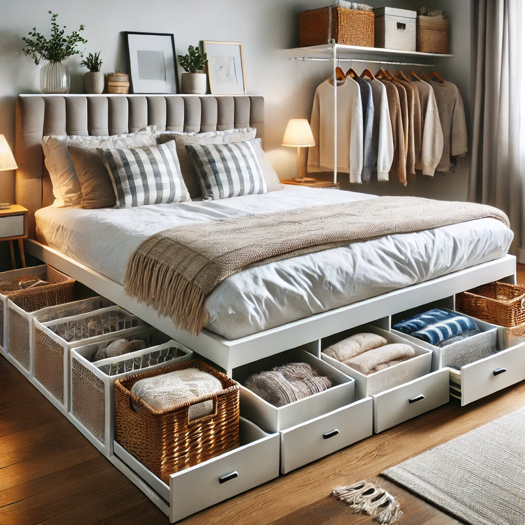 Under-Bed Storage to Maximize Space