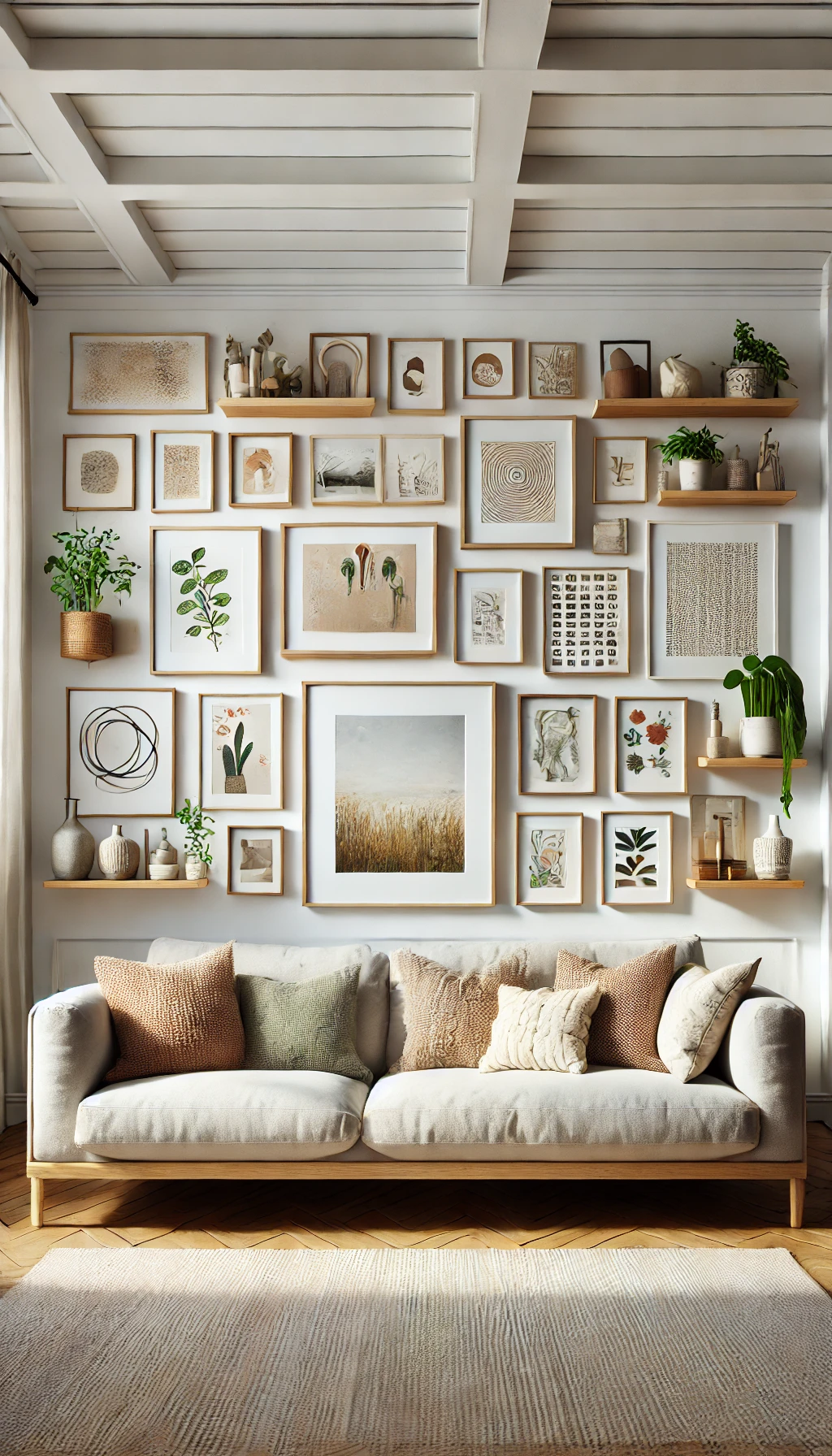 A DIY gallery wall