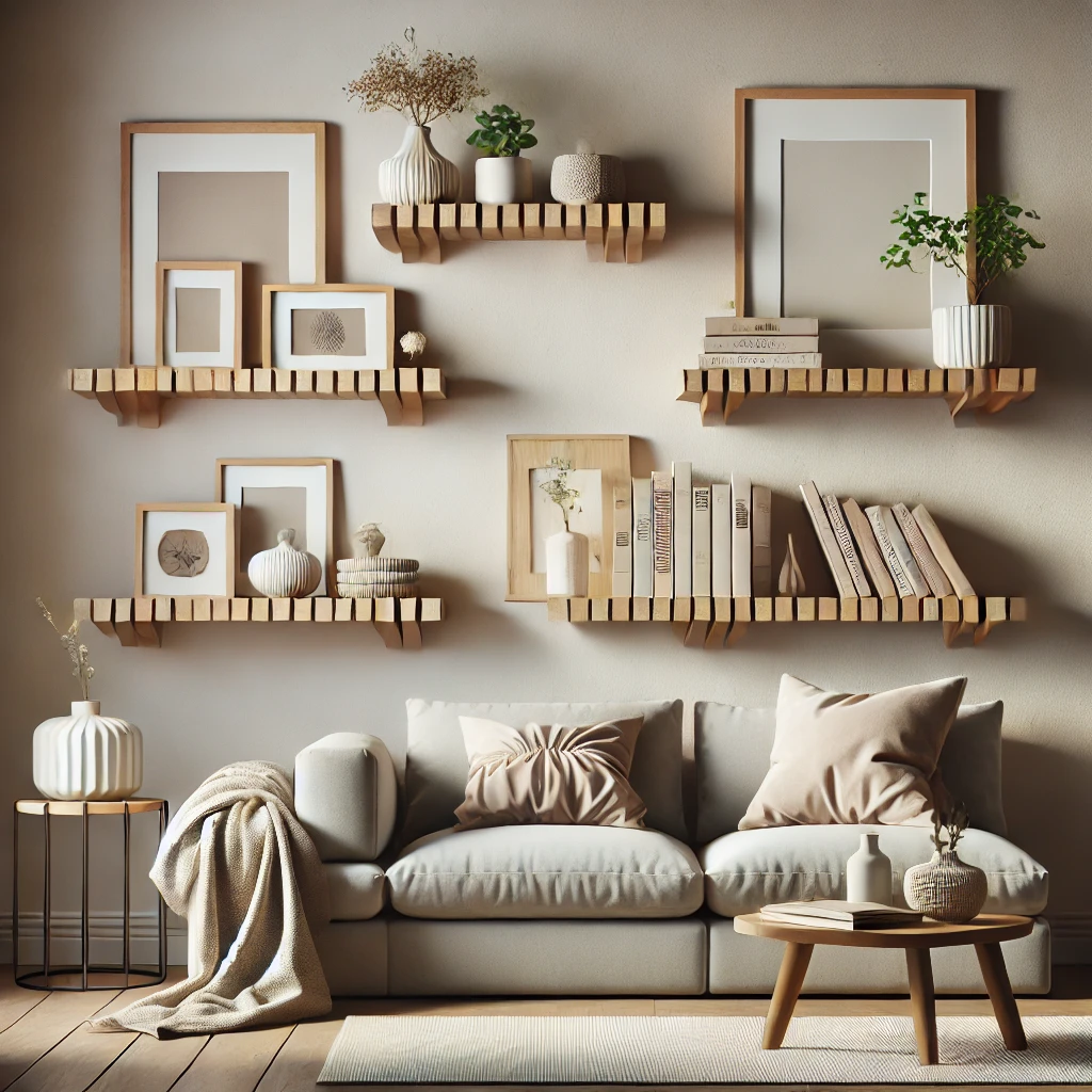 DIY Floating Shelves