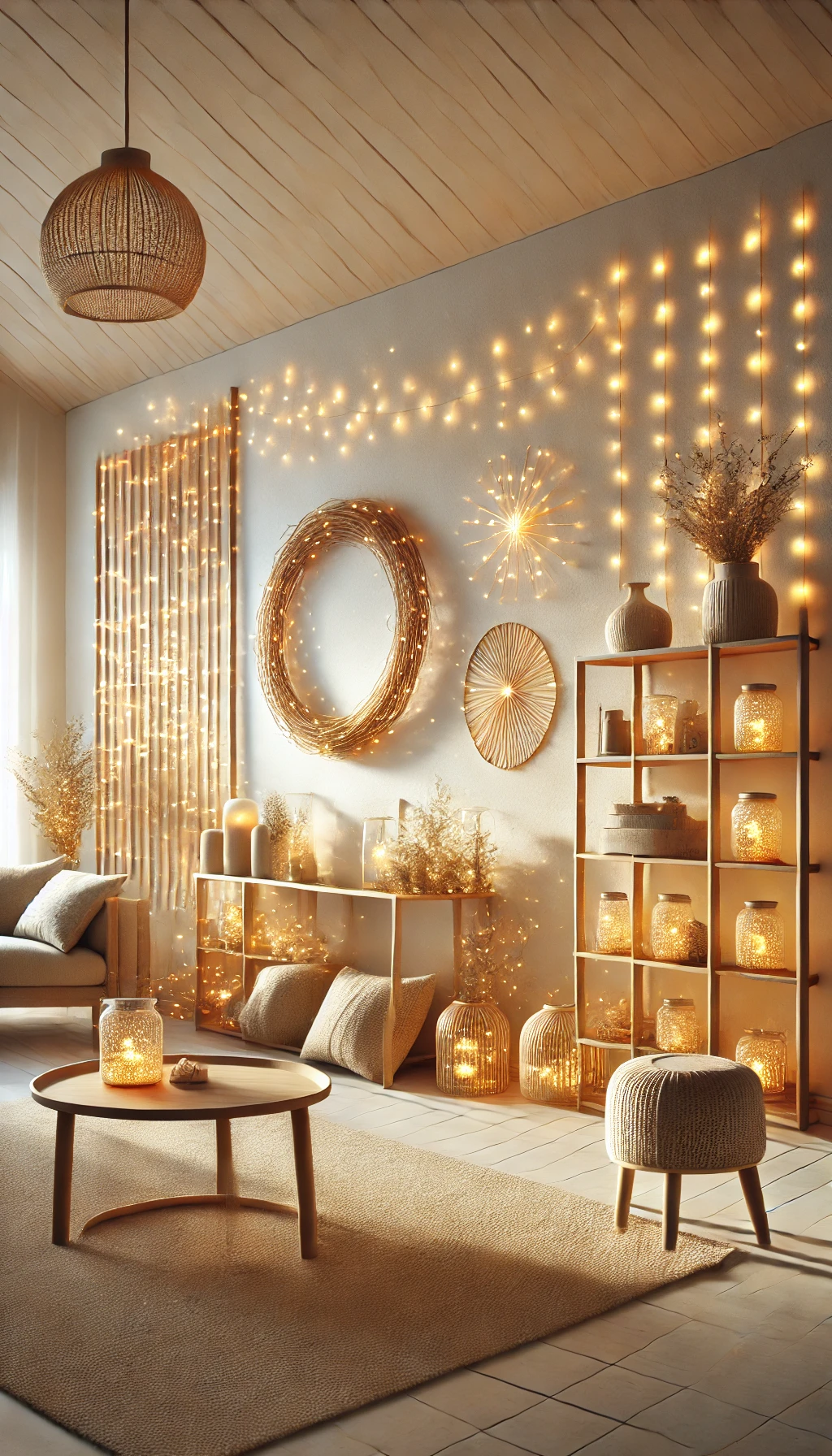 DIY fairy light displays