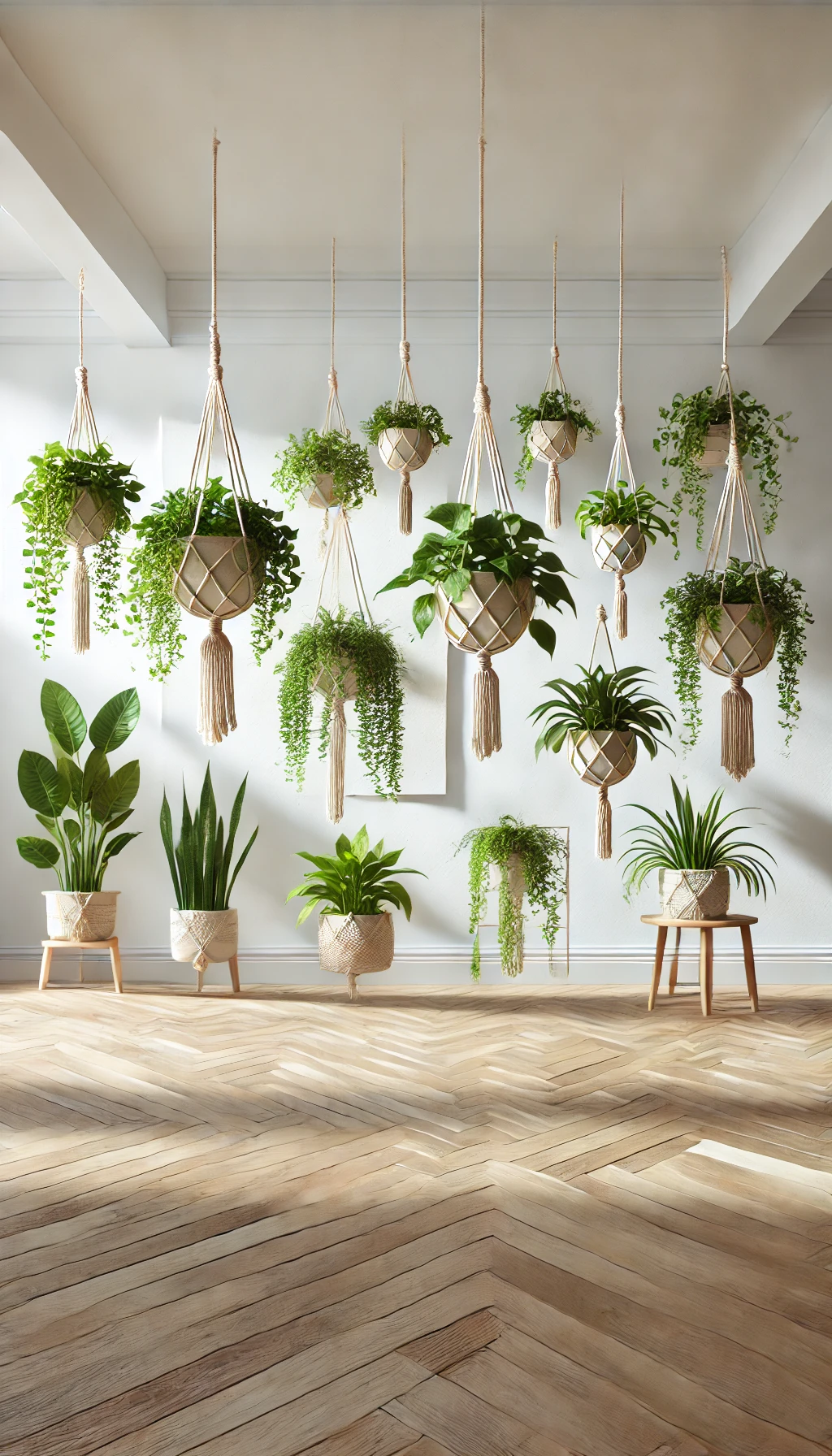 DIY hanging planters