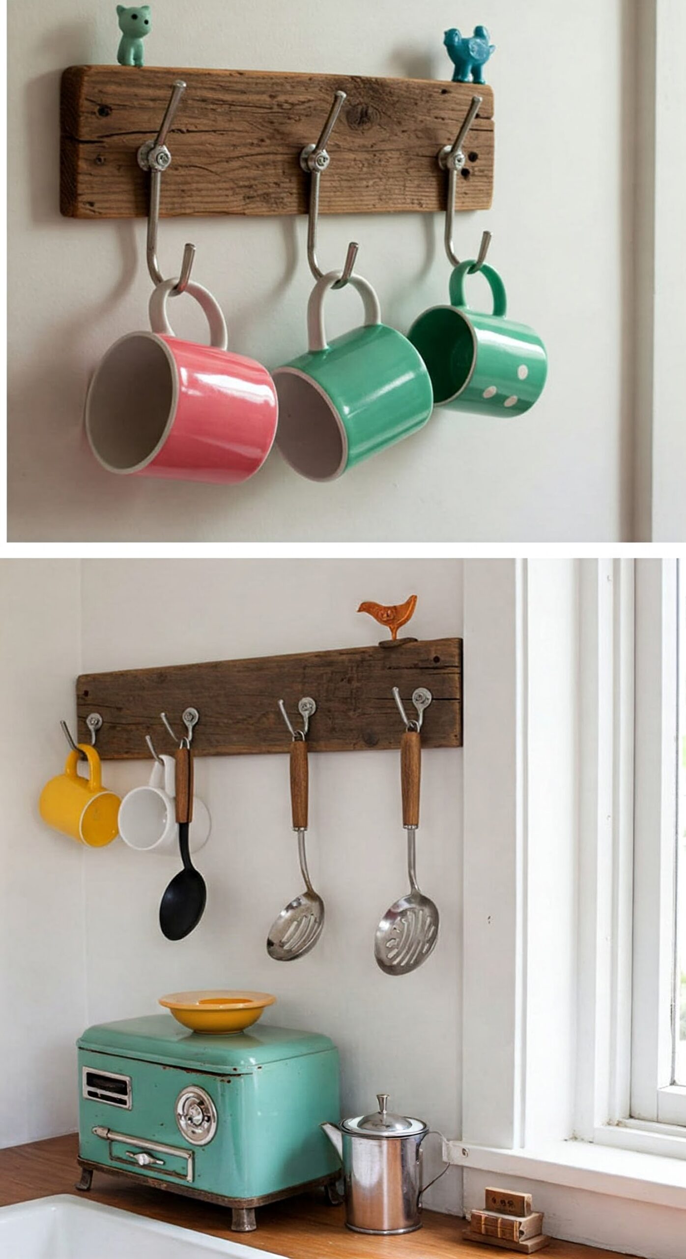 Hooks for Mugs and Utensils