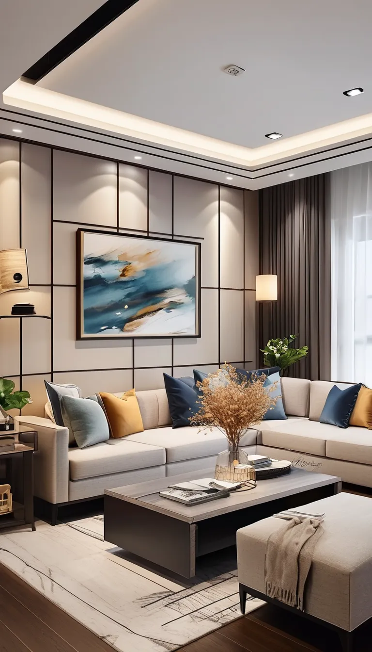 Layered Lighting living room lighting ideas