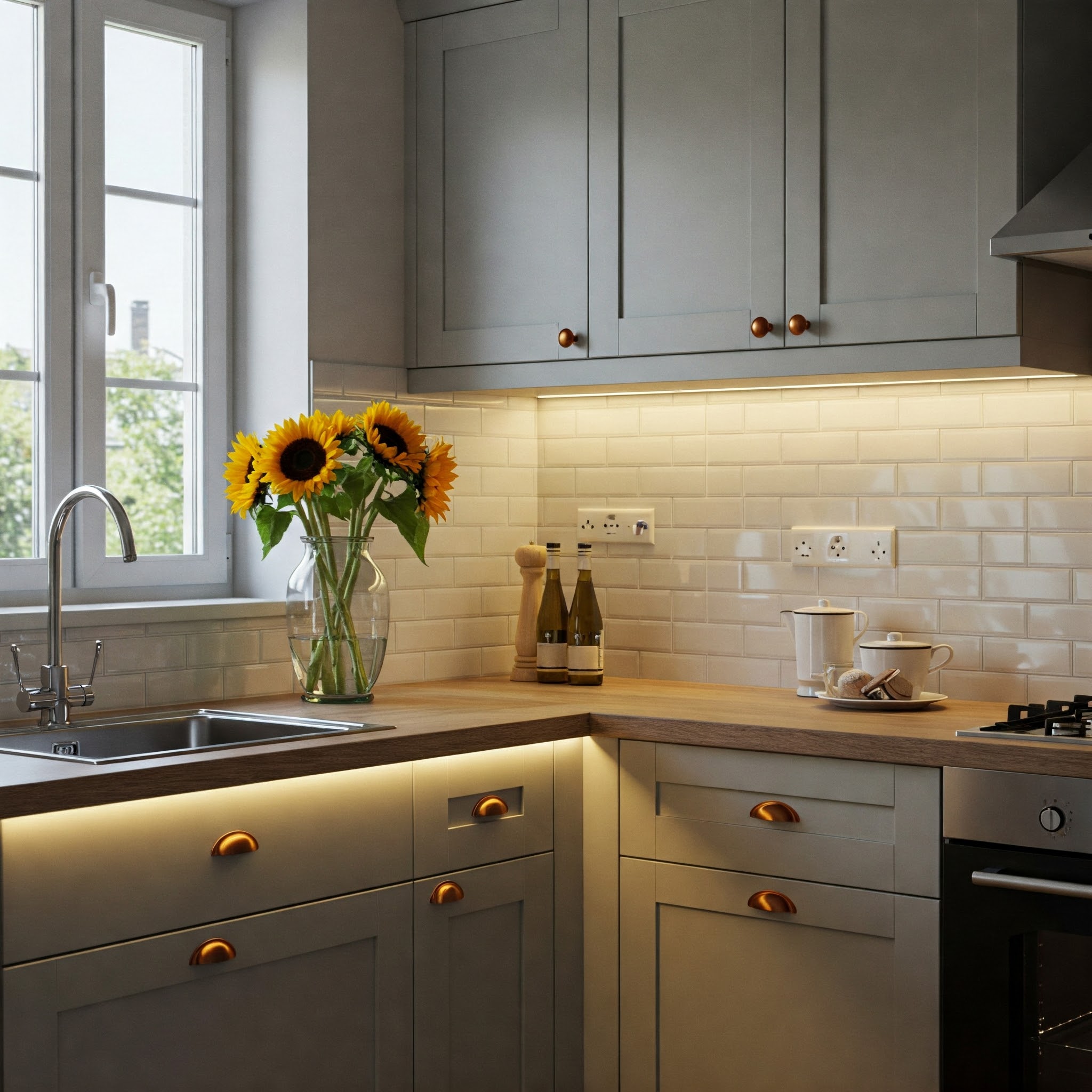 Under-Cabinet Lighting for a Stylish Touch