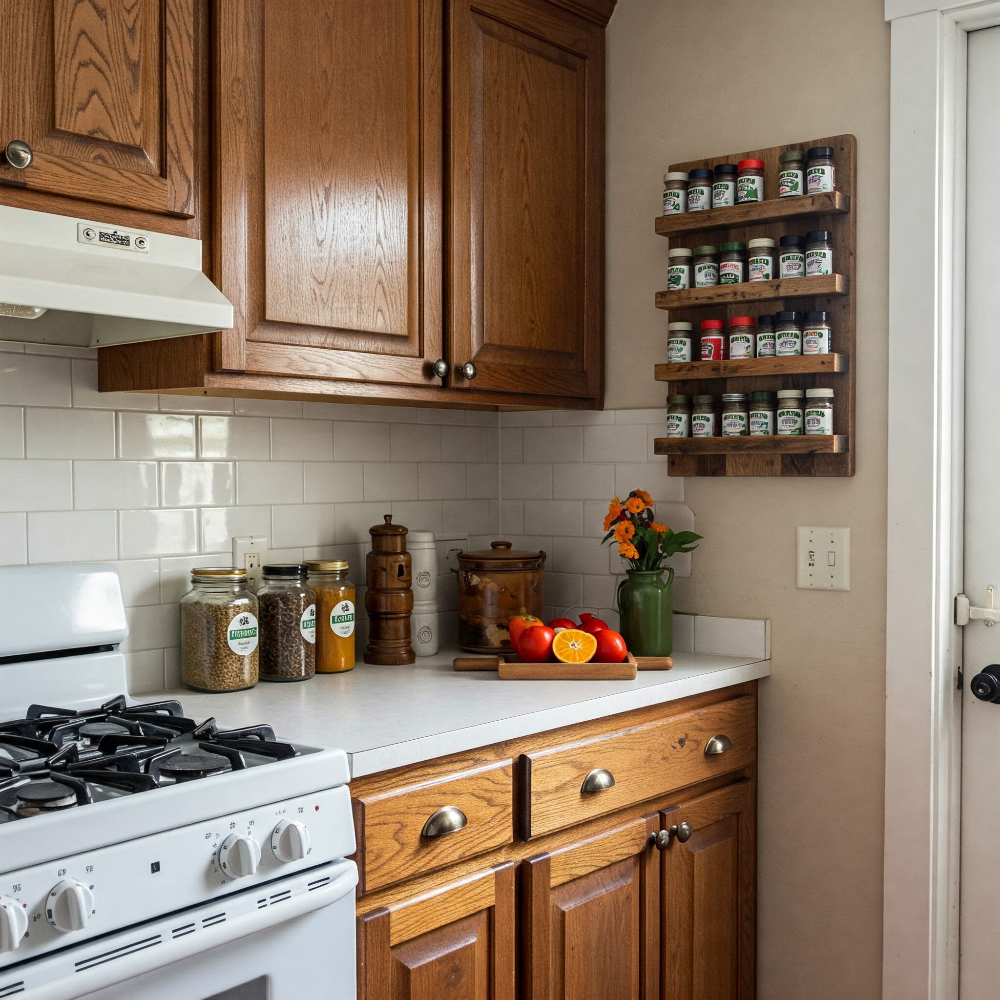 Wall-Mounted Spice Racks