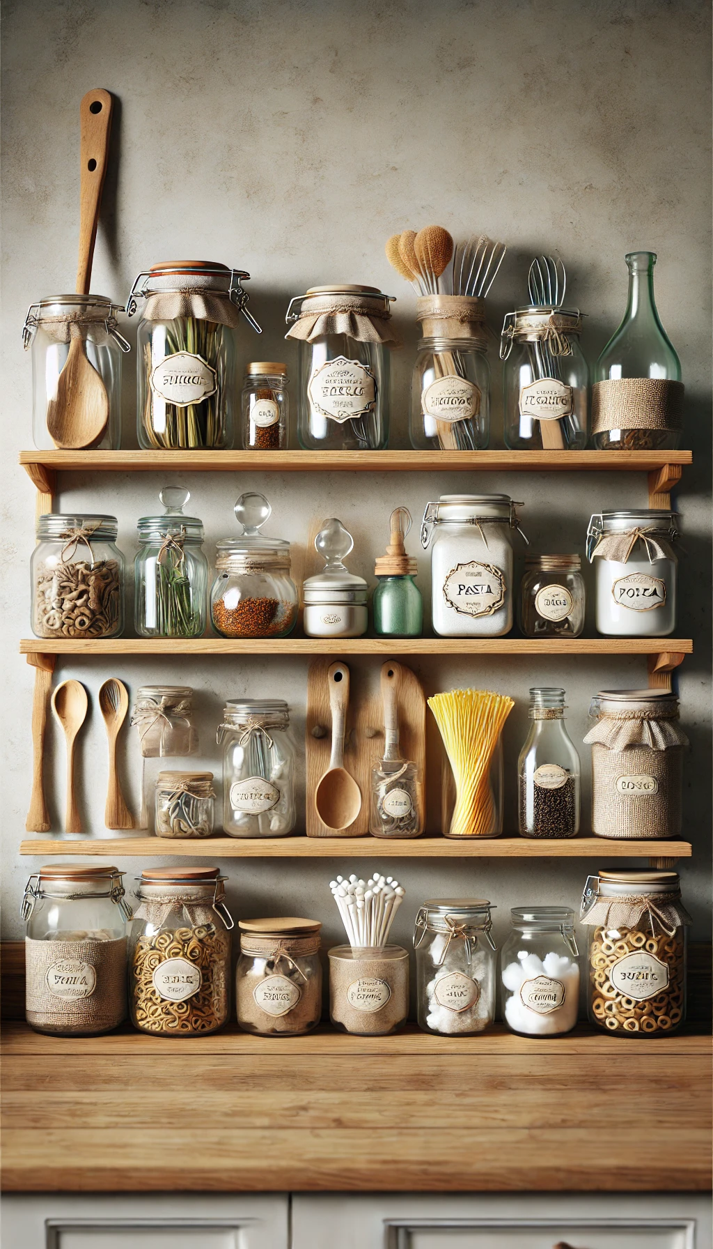 Repurpose Existing Jars and Bottles for Stylish Storage Solutions