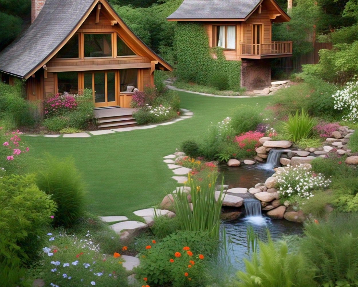 Backyard Guest Houses dengan Lay out Tiny Guest Houses