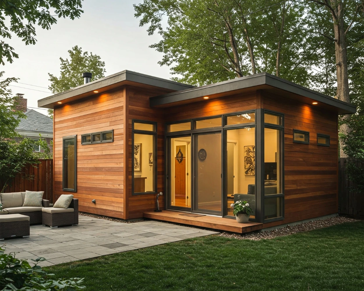 Backyard Guest Houses modern
