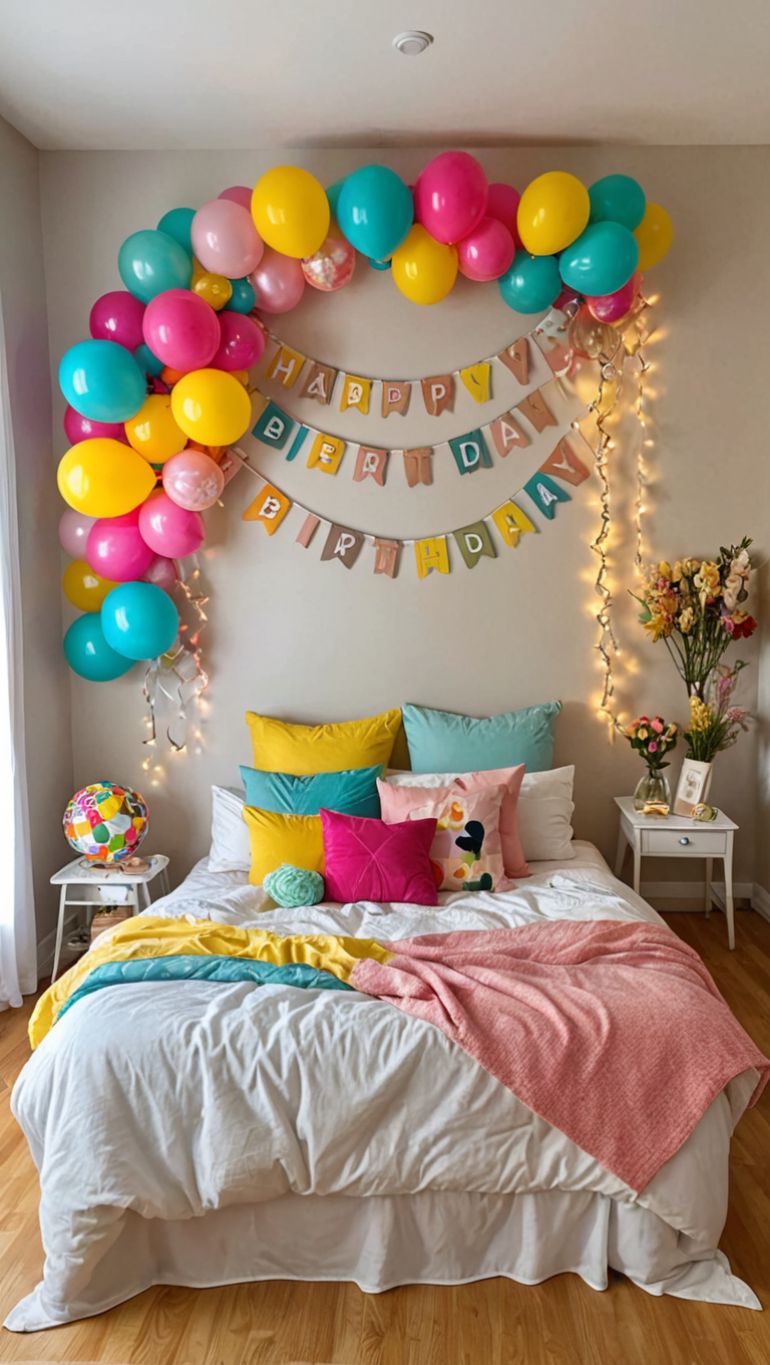 Birthday Bedroom Decorations