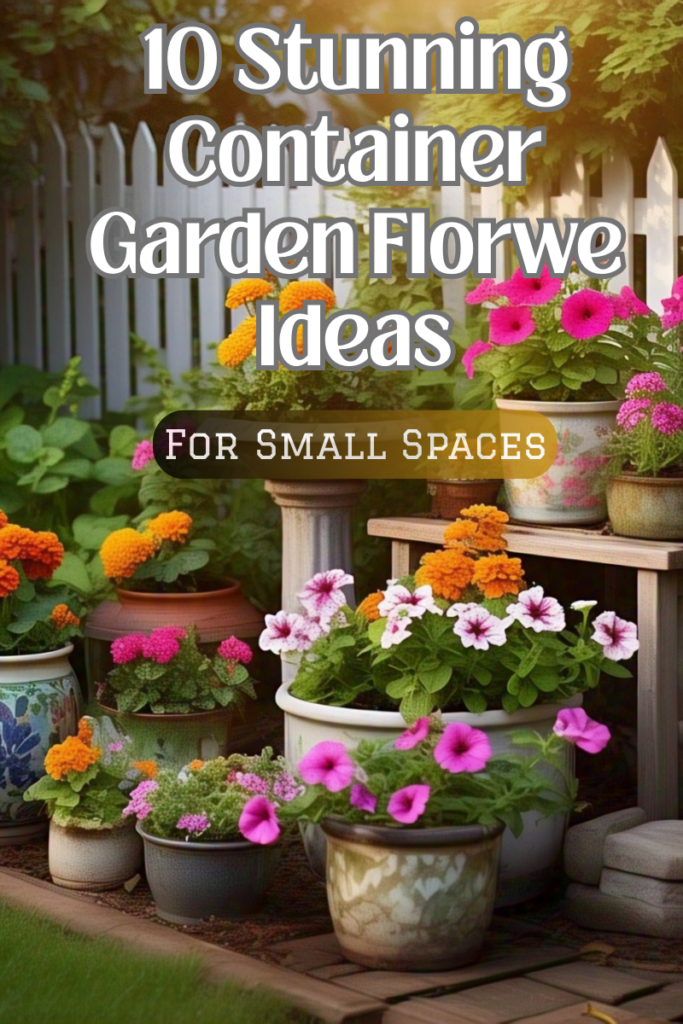 Container Garden Florwe Ideas