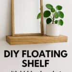 DIY Floating Shelves with Hidden Brackets