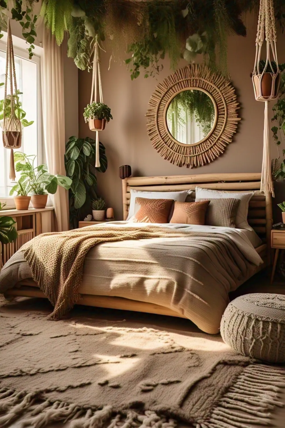 Hanging Plants with Macrame Holders