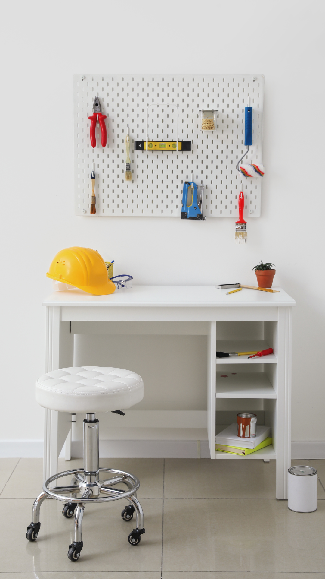 Minimalist Pegboard Organizer