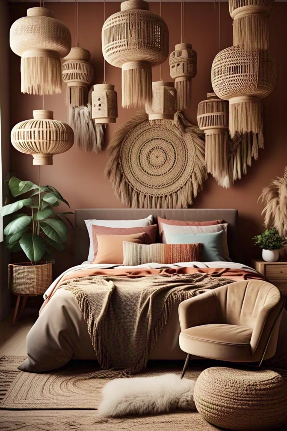 Boho-Inspired Hanging Lanterns