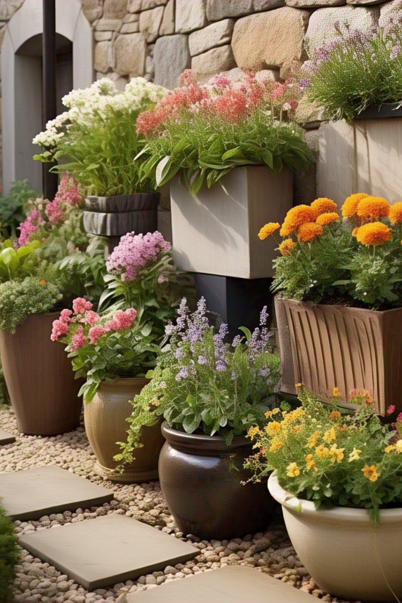 Repurposed Container Gardens