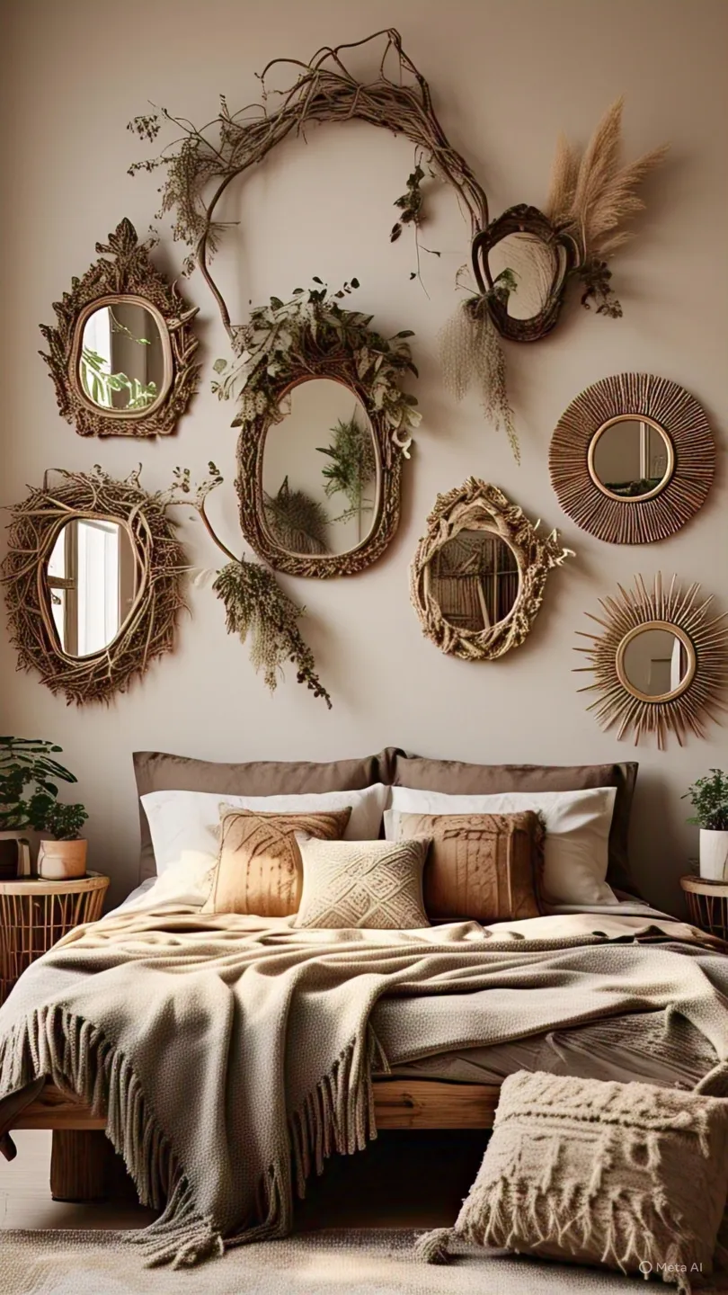 Vintage Mirror Gallery Wall