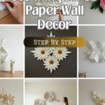 diy 3d paper wall decor