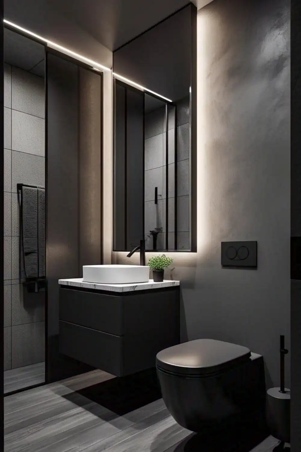 Hidden Toilet Paper Holders