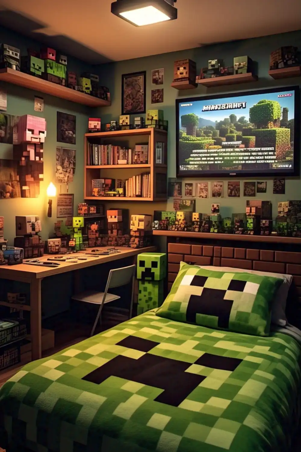 Minecraft Bedroom Ideas with DIY Minecraft Projects2
