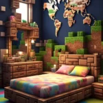 Minecraft Bedroom Ideas with Furniture That Fits the Theme 3