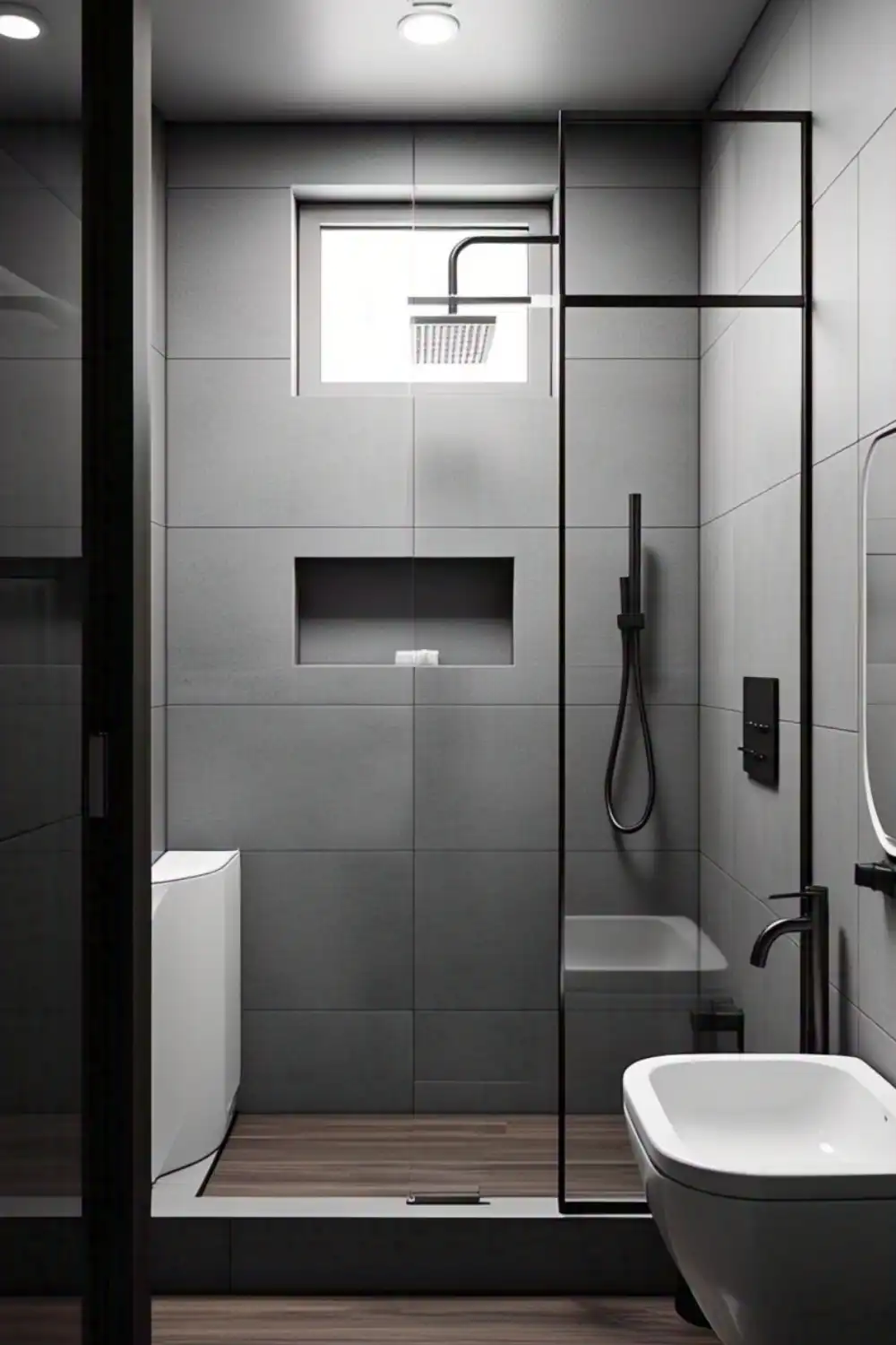Minimalist Small Bathroom Ideas Minimalist Shower Niches