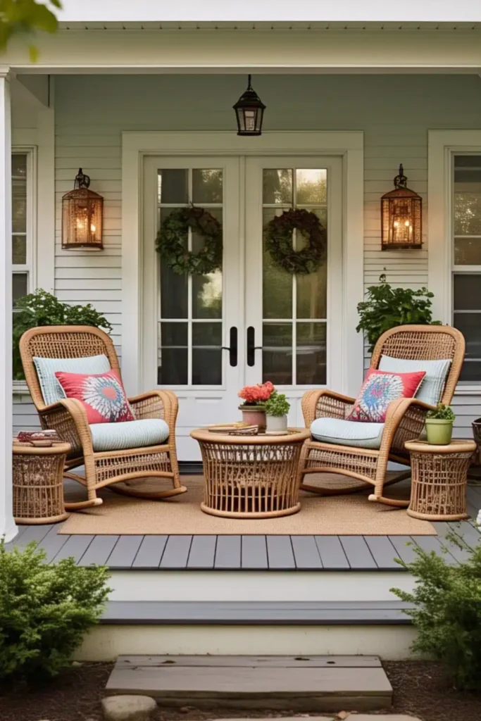 Porch Decorating Ideas Start with Functional Furniture