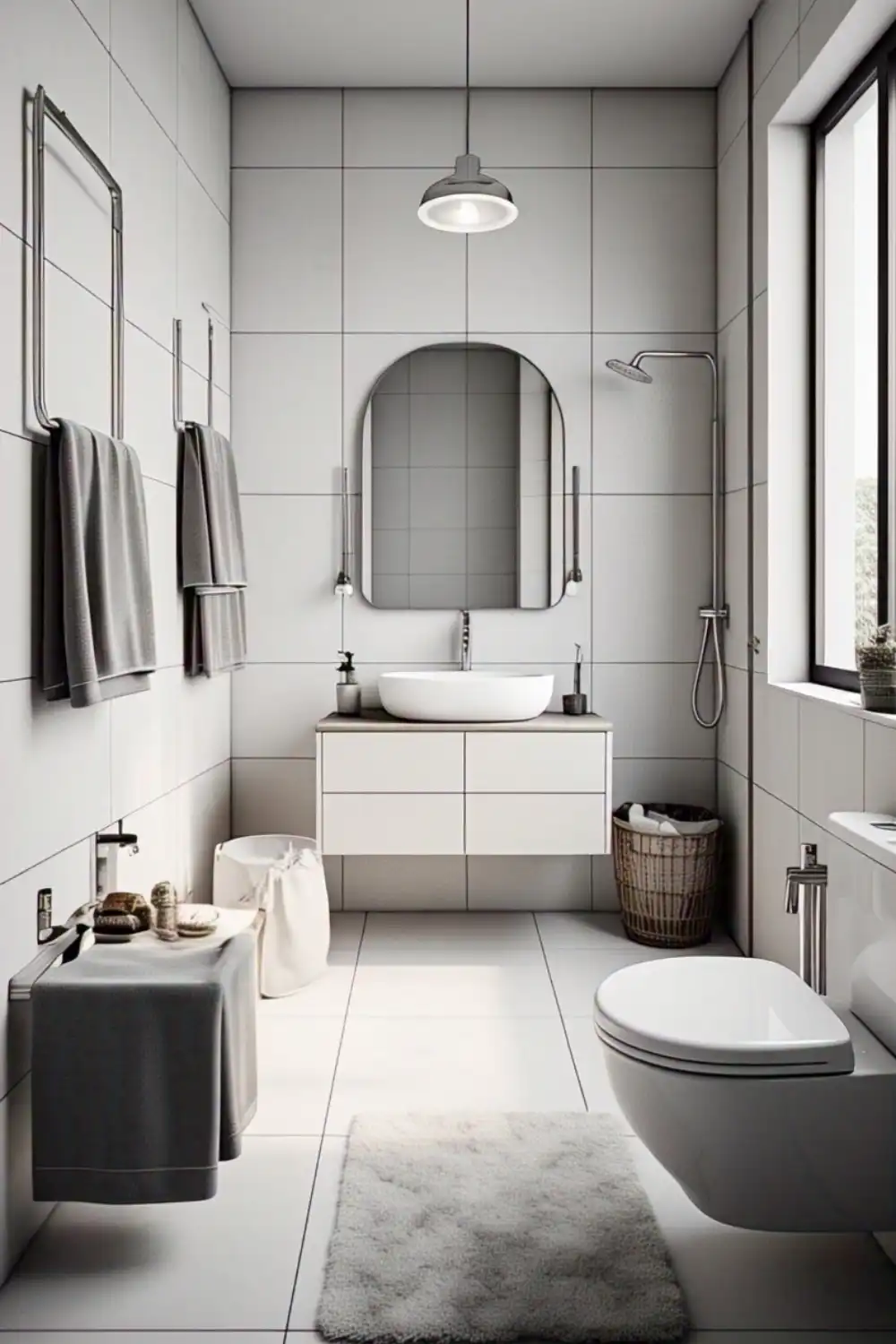 Wall Hooks Instead of Towel Racks