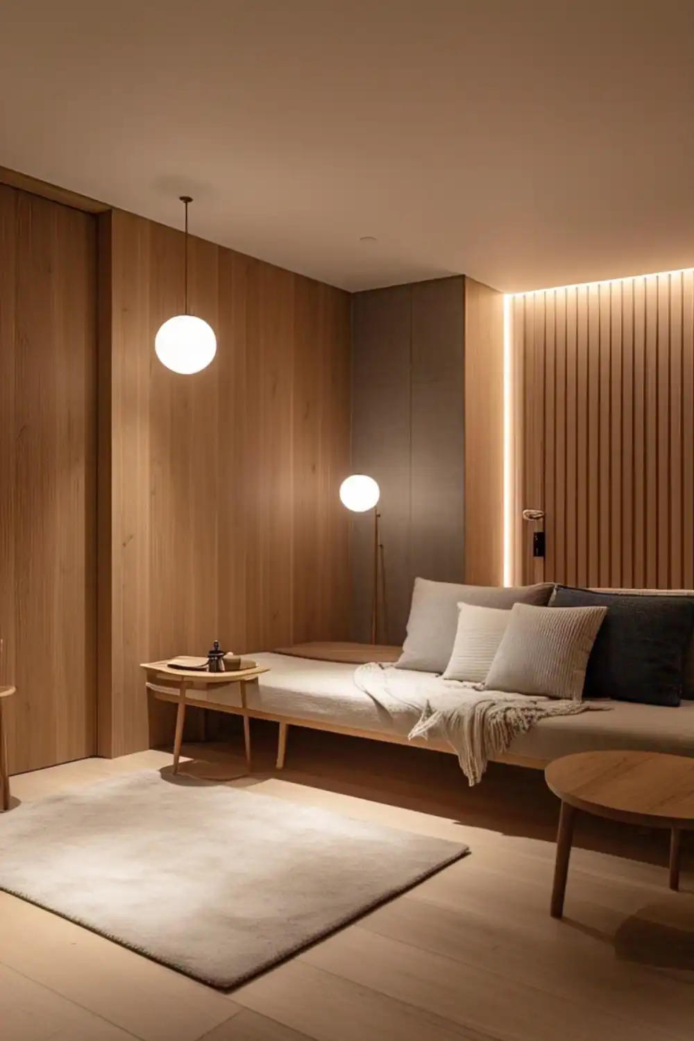 japandi bedroom lighting ideas