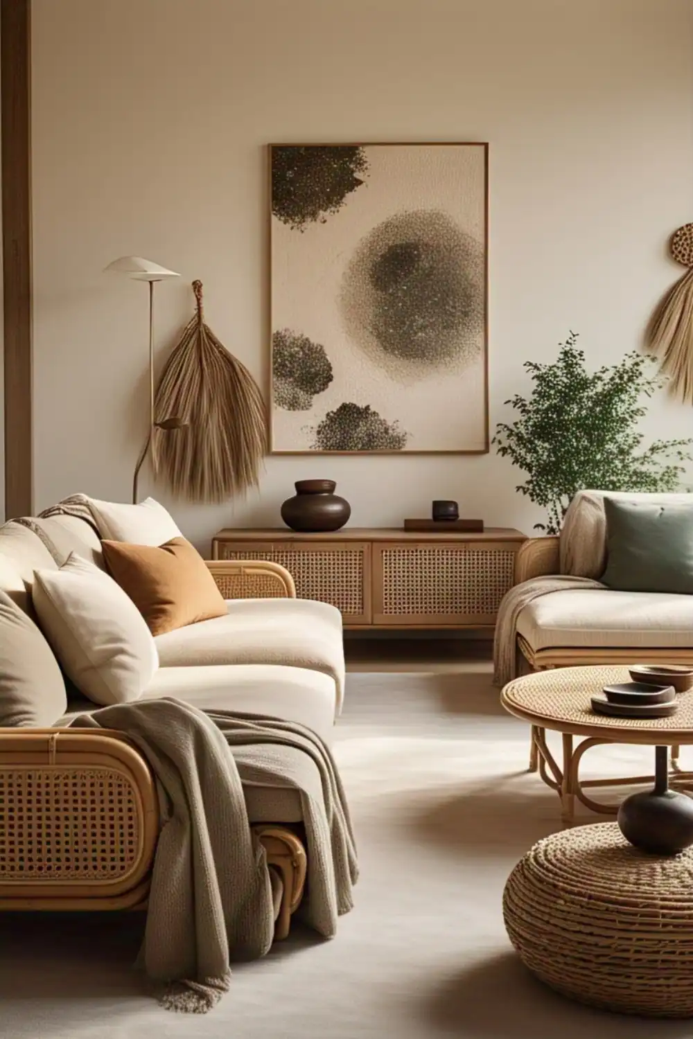 japandi sofa style