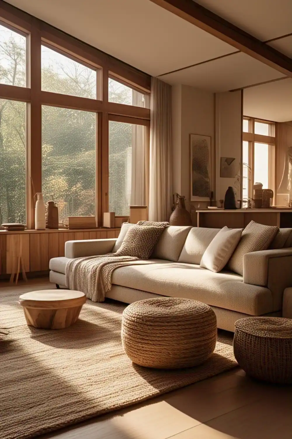 japandi style sofa set