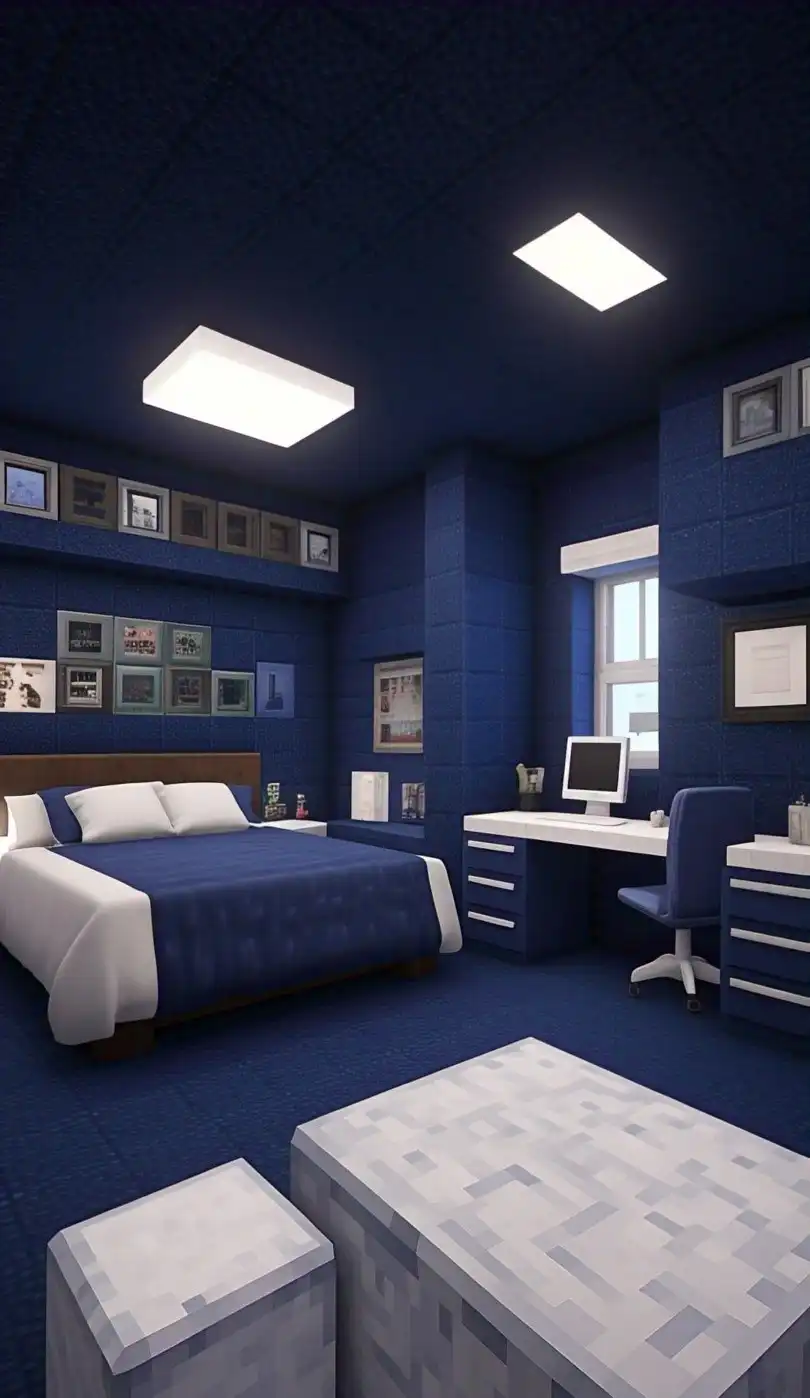minecraft bedroom ideas with choosinga color 2