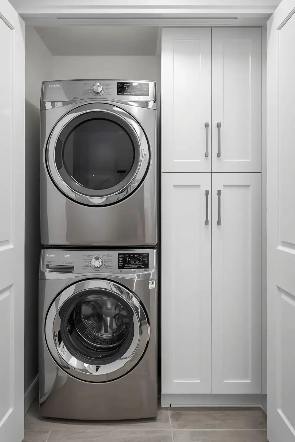 Stackable Washer and Dryer Setup