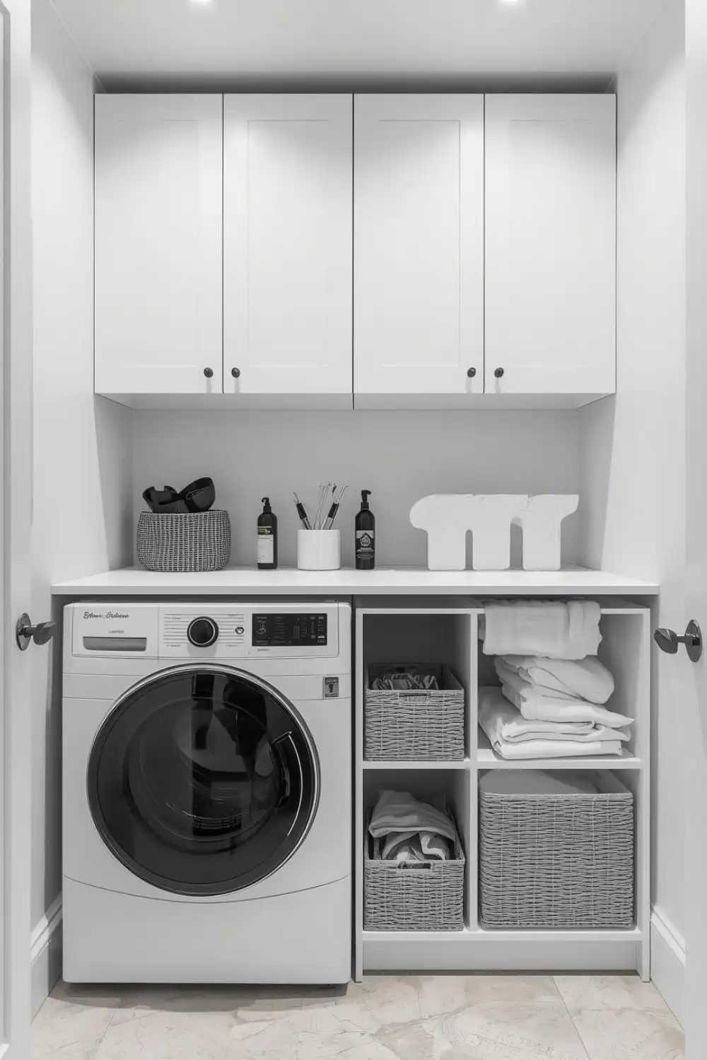 Monochrome Minimalist Laundry