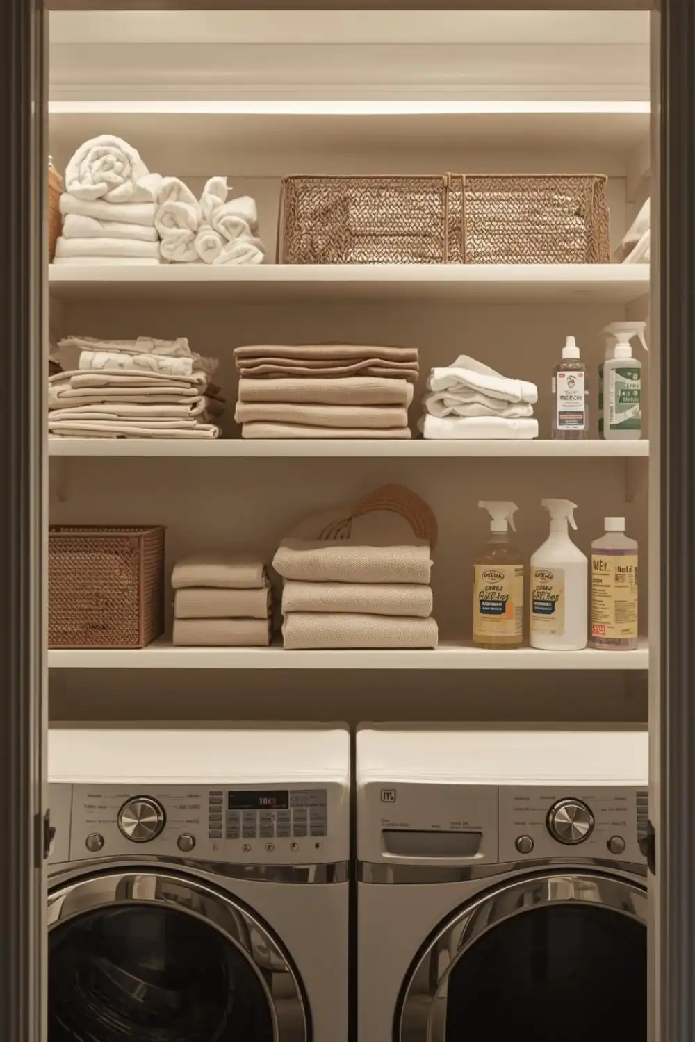 Hidden Laundry Closet