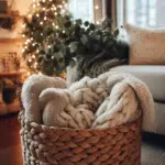 Cozy Christmas living room decoration ideas.